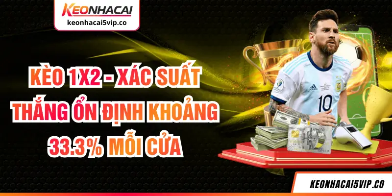 Kèo 1X2 - Xác Suất Thắng Ổn Định Khoảng 33.3% Mỗi Cửa